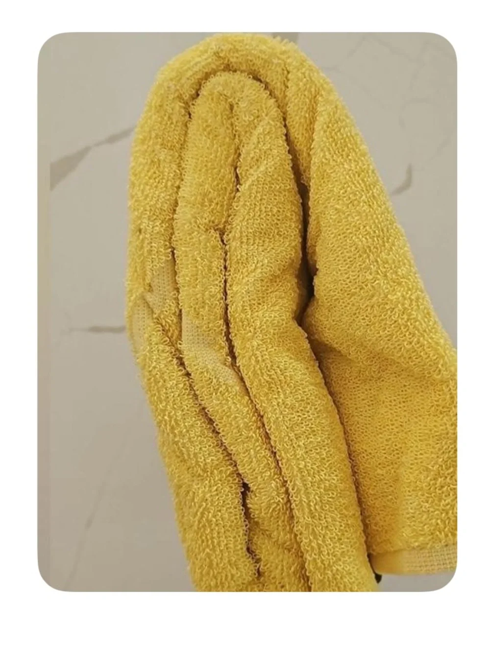 Nespresso Yuzu beach towel featuring a subtle 